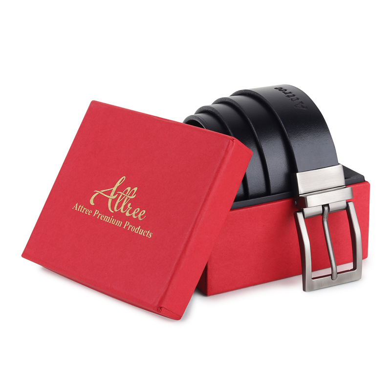 Mens Black Leather Belt