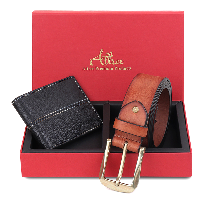 Mens Black Leather Belt