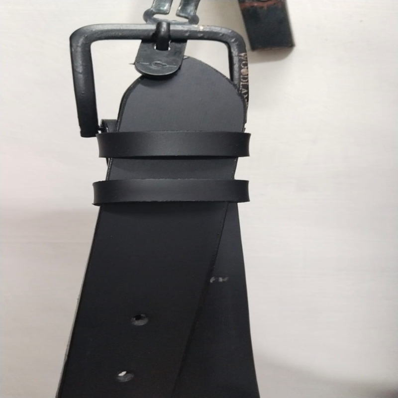 Mens Black Leather Belt