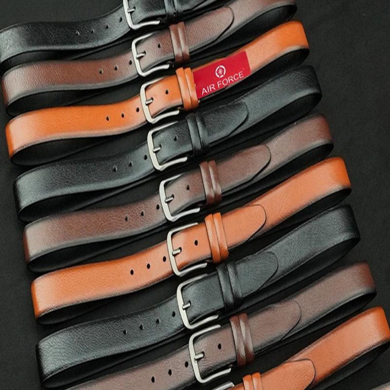 Mens Black Leather Belt