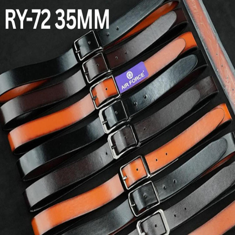 Mens Black Leather Belt