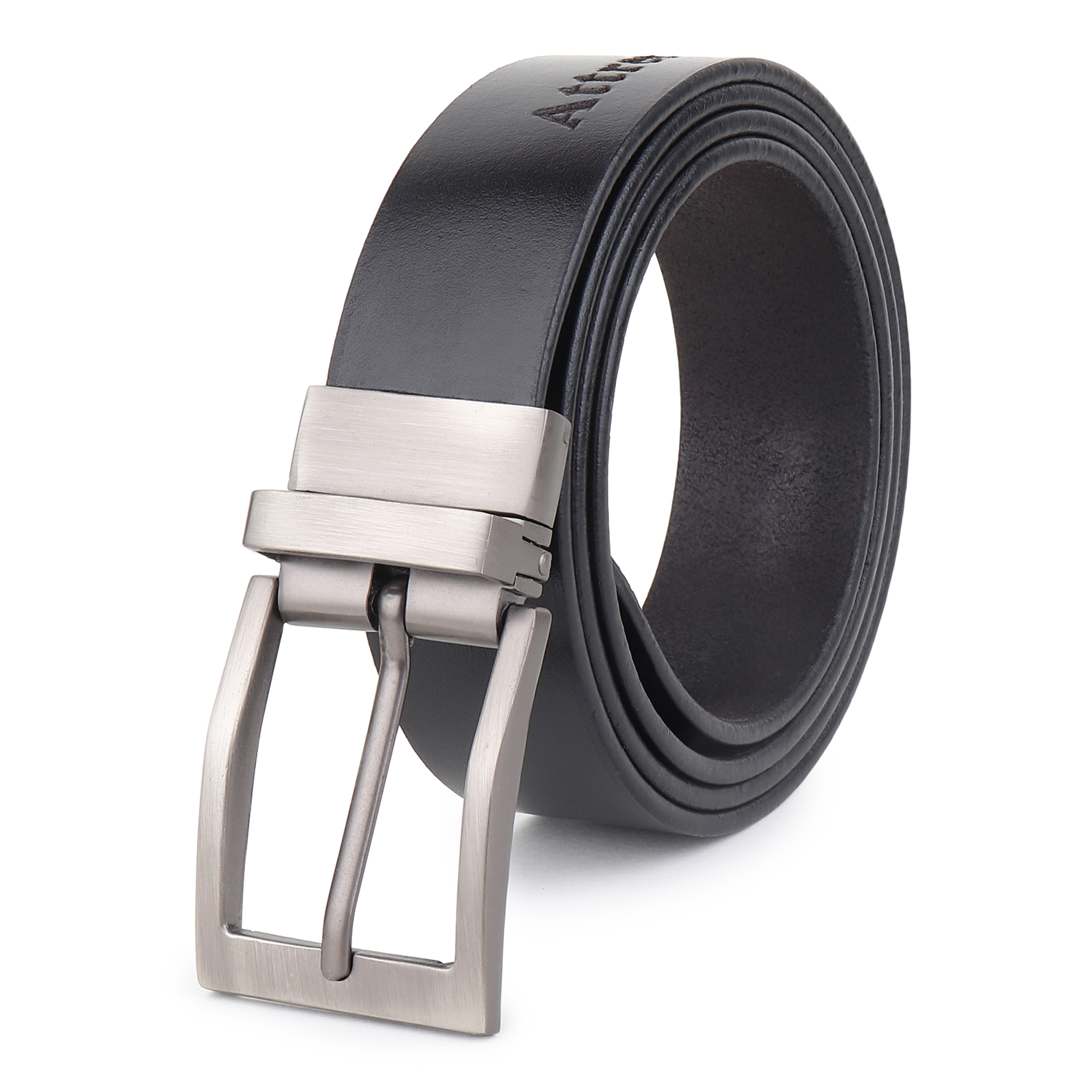 Mens Black Leather Belt
