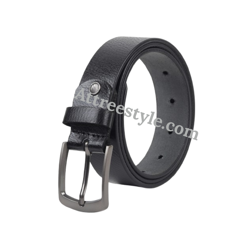 Mens Black Leather Belt