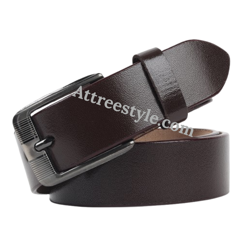 Mens Black Leather Belt