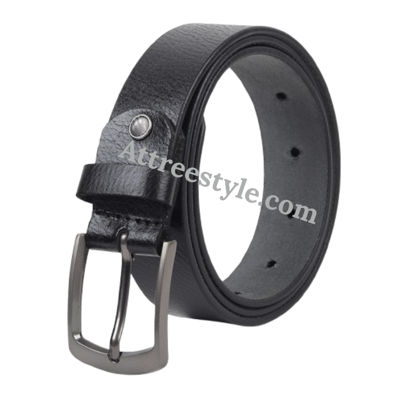 Mens Black Leather Belt