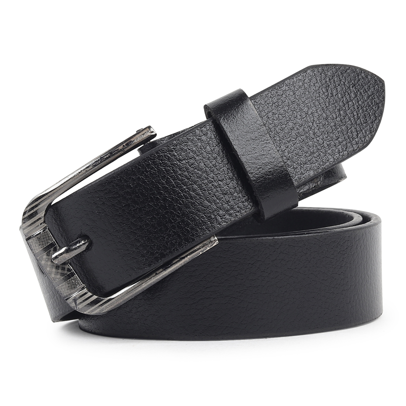 Mens Black Leather Belt