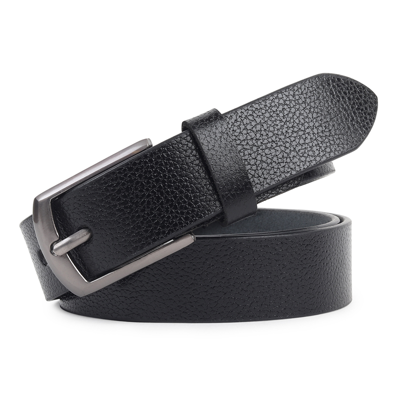 Mens Black Leather Belt