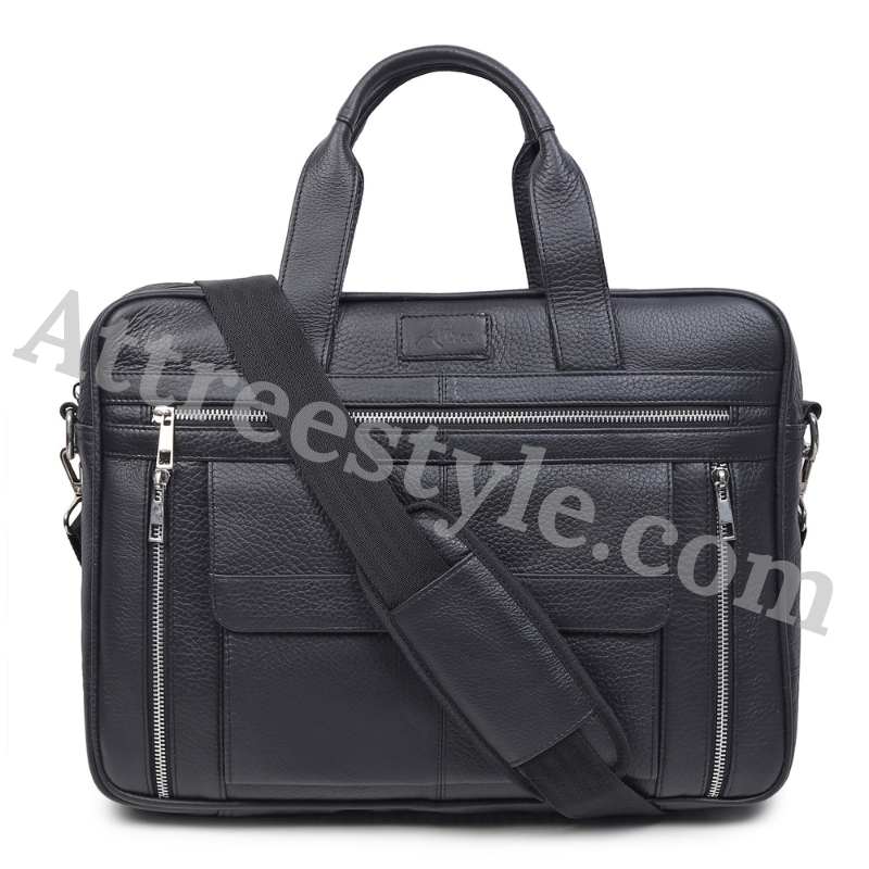 Mens Black Leather Belt