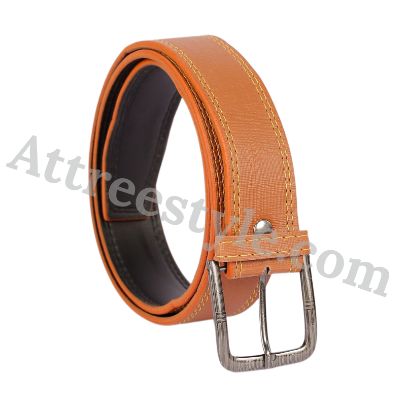 Mens Black Leather Belt