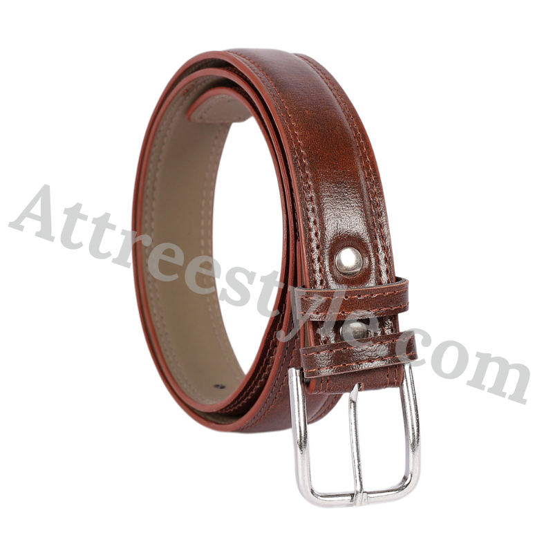 Mens Black Leather Belt