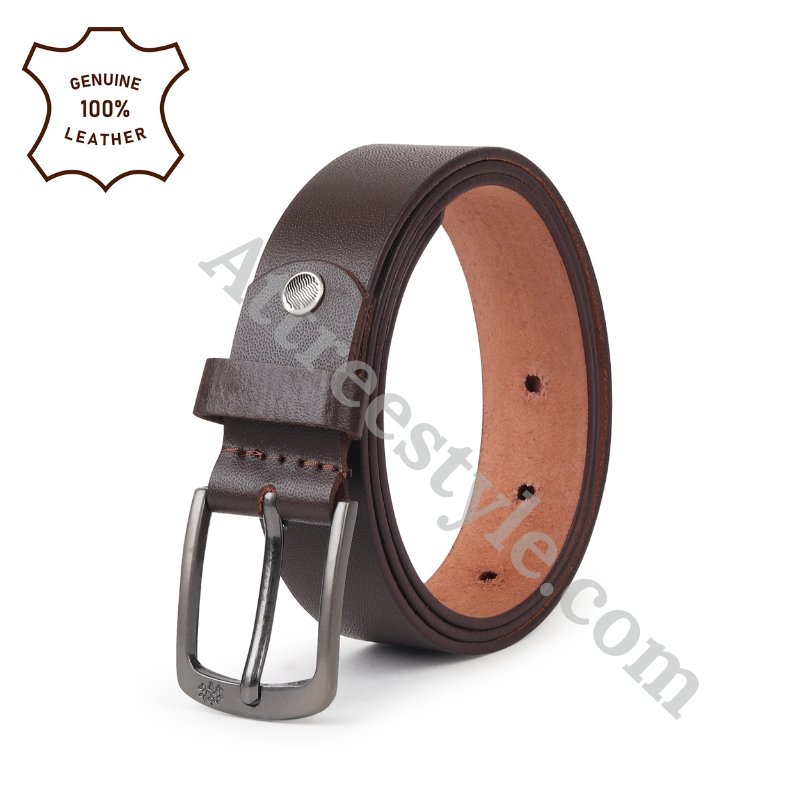 Mens Black Leather Belt