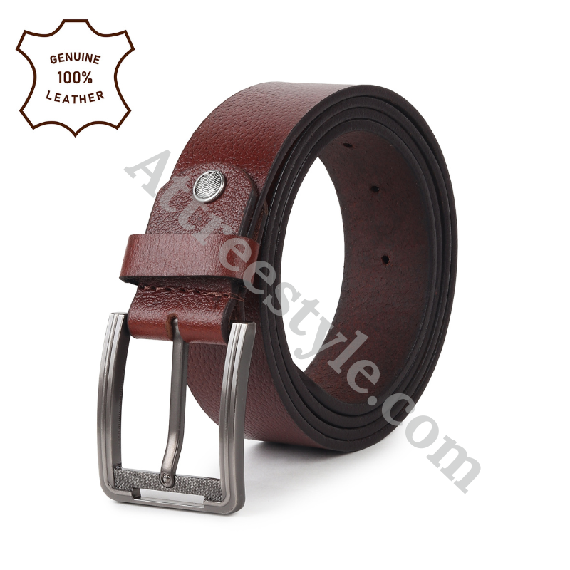 Mens Black Leather Belt