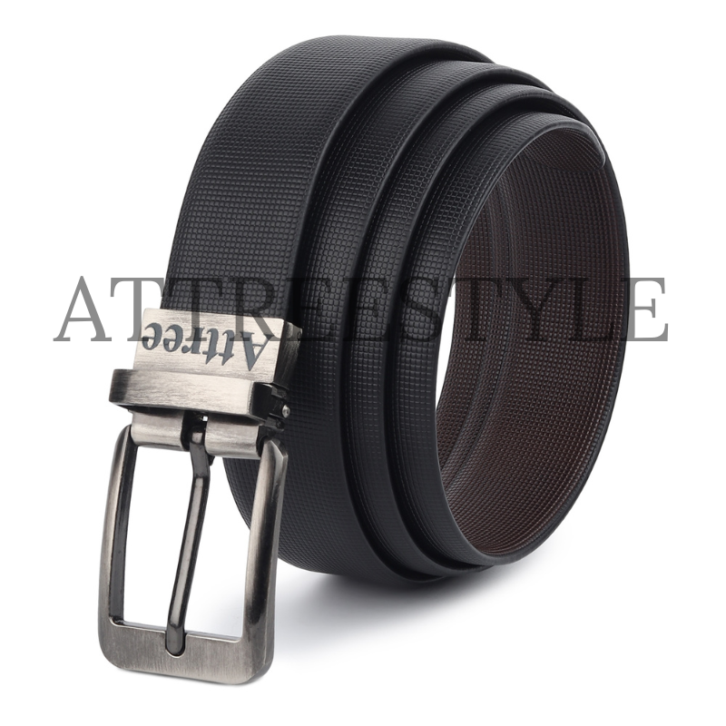 Mens Black Leather Belt