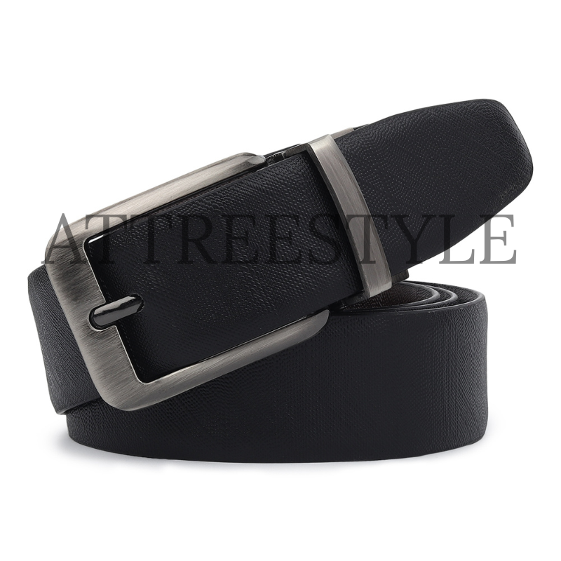 Mens Black Leather Belt