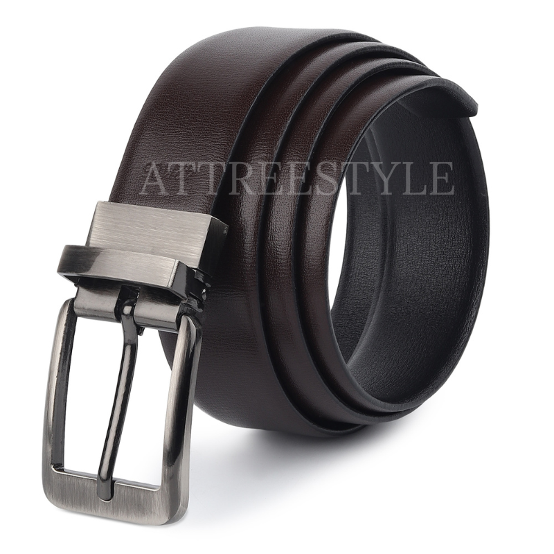 Mens Black Leather Belt