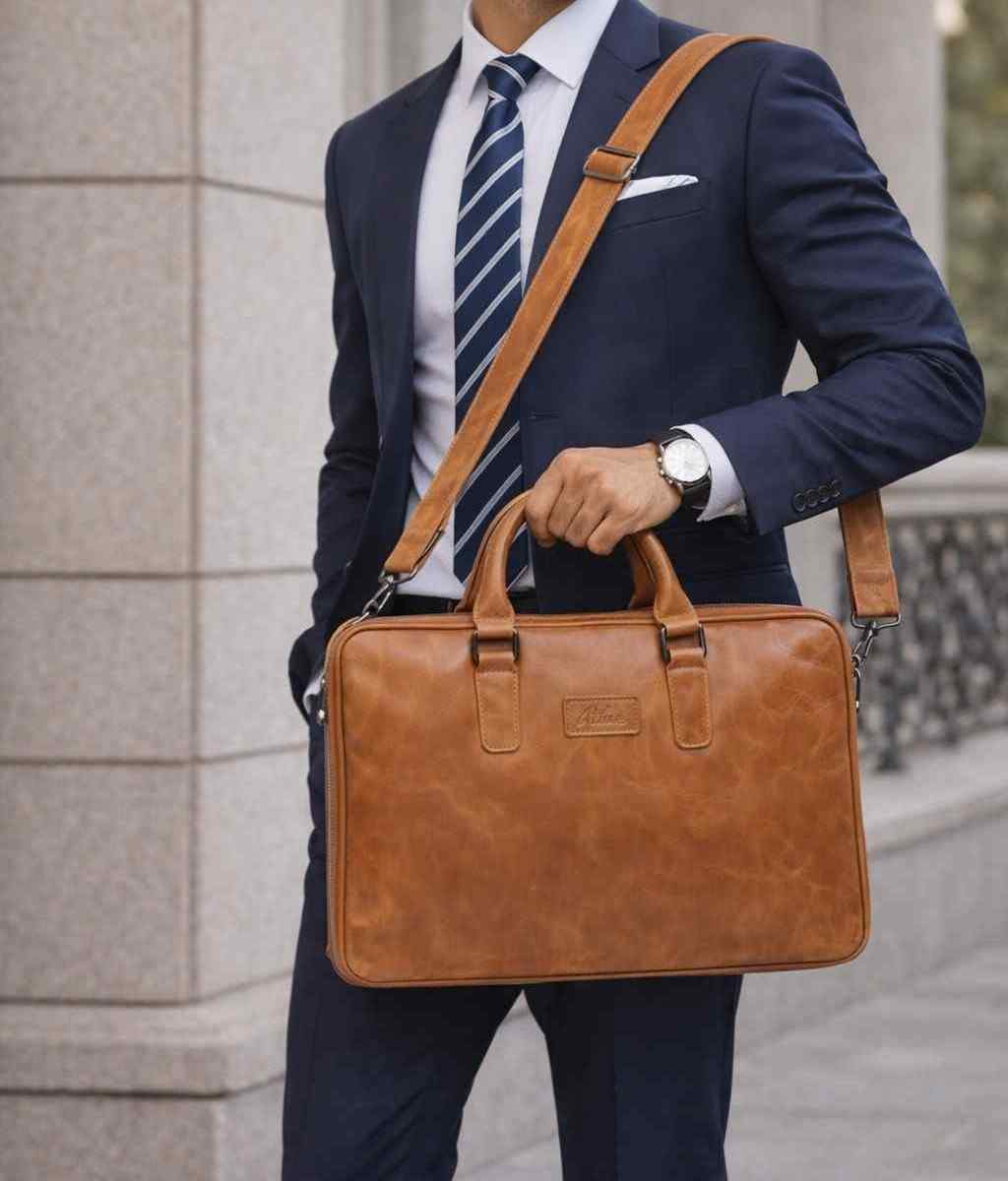 Mens Black Leather Belt