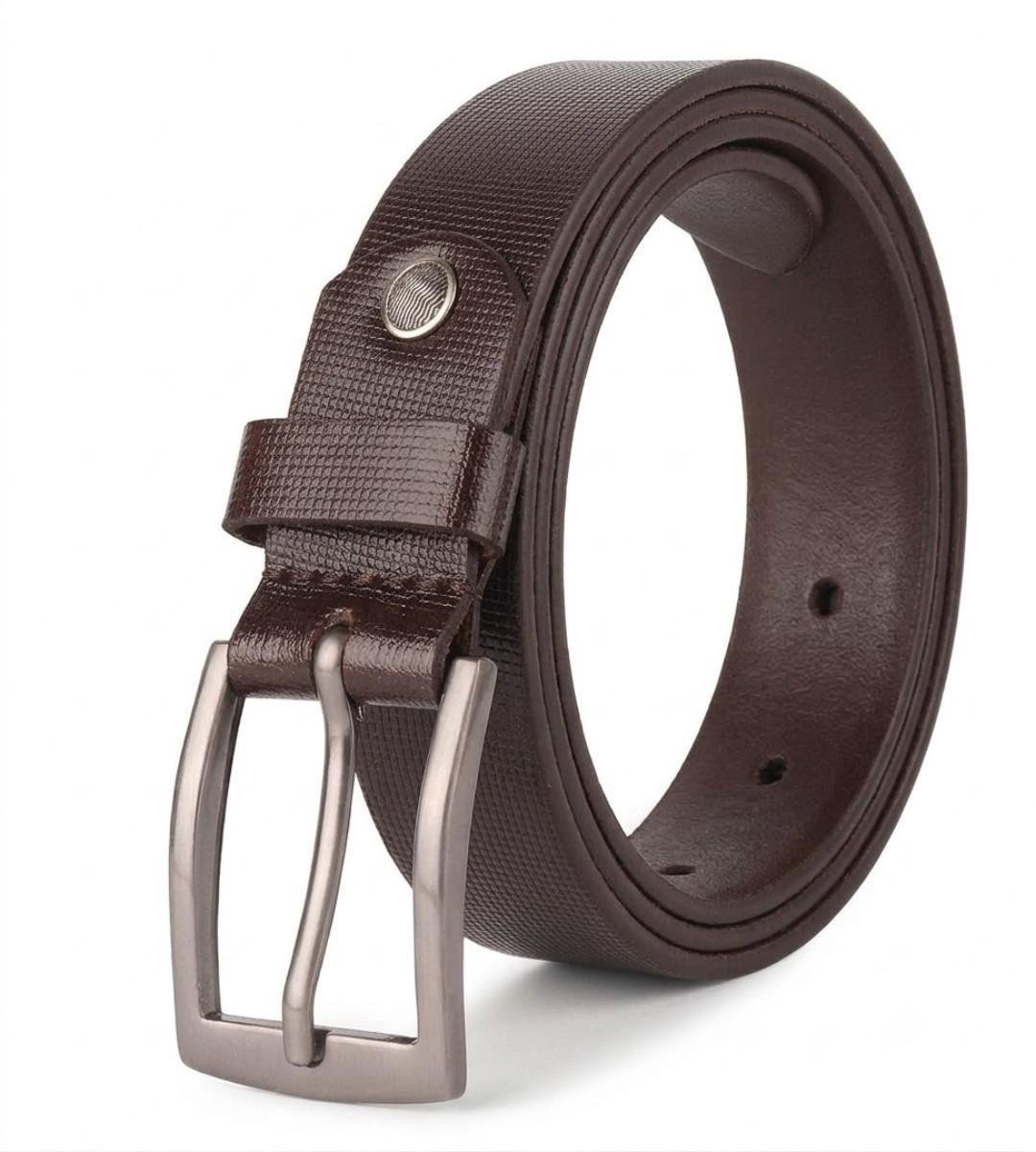 Pixel Leather Belt Men (ASK-216) BRN